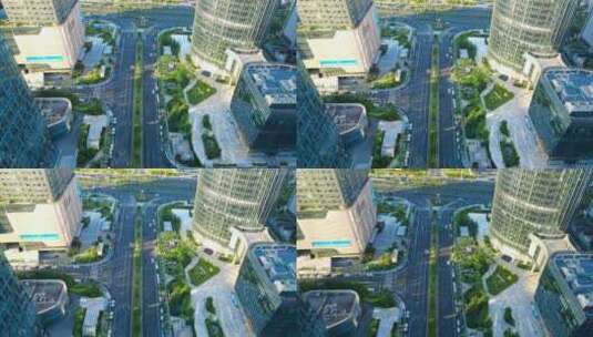 广西南宁五象新区总部基地城市高楼大厦高清在线视频素材下载
