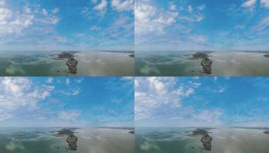 旅游景区福建湄洲岛5A景区延时摄影高清在线视频素材下载