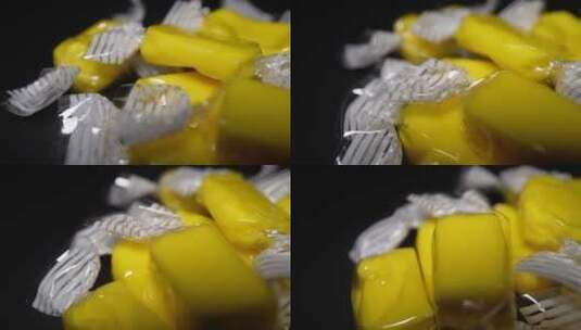 泰国榴莲糖水果糖甜品糖果高清在线视频素材下载