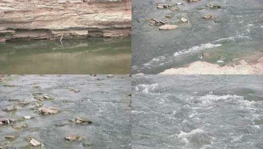 流淌的河水高清在线视频素材下载