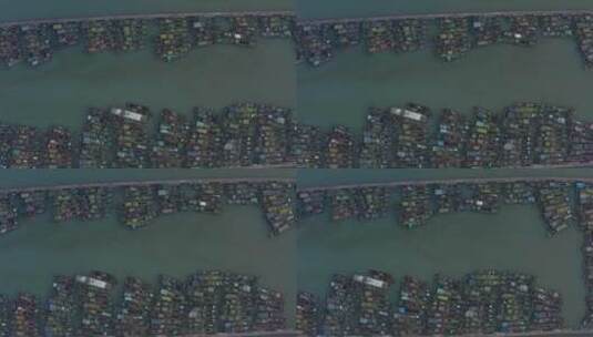 苏州渔港村航拍005(高空横移)高清在线视频素材下载