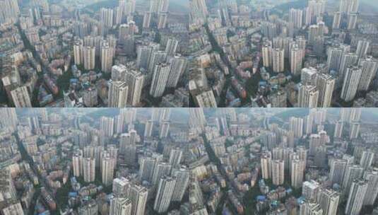 航拍重庆城市建筑都市风光素材高清在线视频素材下载