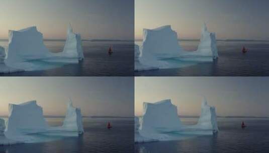 海上冰川高清在线视频素材下载