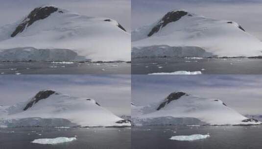 南极雪山和冰岸最美雪山北极风光冰岛冰山高清在线视频素材下载