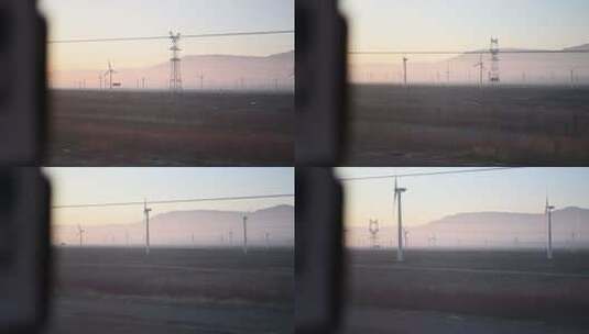 【高清50帧】新疆风力发电机高清在线视频素材下载