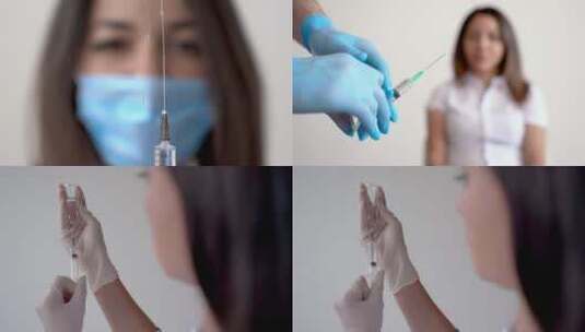 新冠疫苗接种高清在线视频素材下载