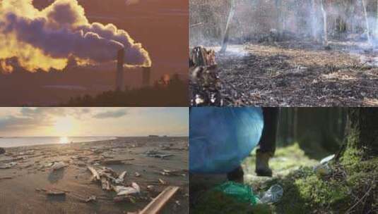 污染环境高清在线视频素材下载