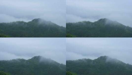 清晨的大山和云雾高清在线视频素材下载