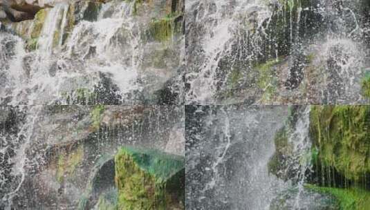 山泉-流水-瀑布-实拍高清在线视频素材下载