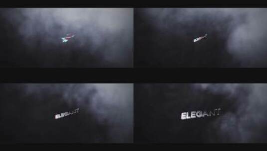 神秘烟雾感logo活动开场AE模板高清AE视频素材下载