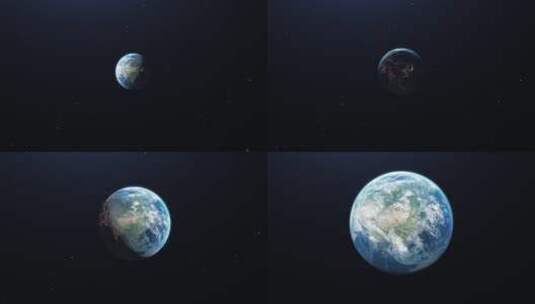 4k地球自转高清AE视频素材下载