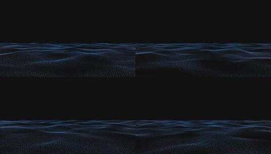 简洁科技粒子海洋背景高清AE视频素材下载