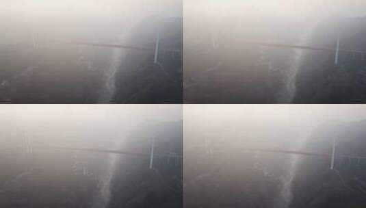 贵州省·安顺市·关岭·县·坝陵河大桥30高清在线视频素材下载