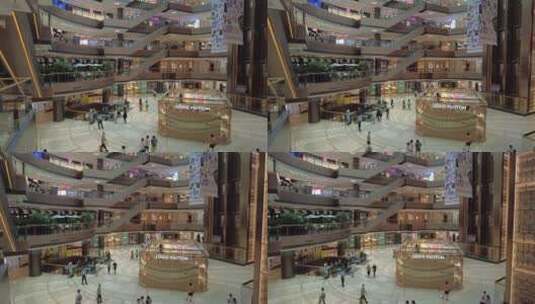 上海徐家汇港汇恒隆广场4K实拍高清在线视频素材下载
