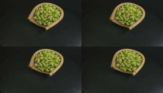 新鲜毛豆粒高清在线视频素材下载