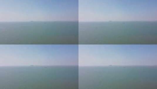 广东省汕头市南澳大桥城市风光航拍高清在线视频素材下载