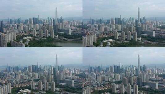 4K航拍深圳城市全景高清在线视频素材下载