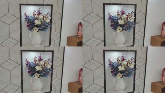 艺术品手工活饭店花瓶艺术品实拍高清在线视频素材下载