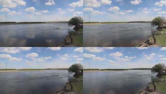 河流延迟摄影高清在线视频素材下载