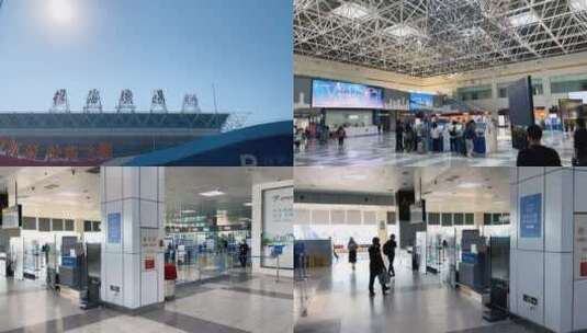 珠海市机场金湾机场4K实拍高清在线视频素材下载