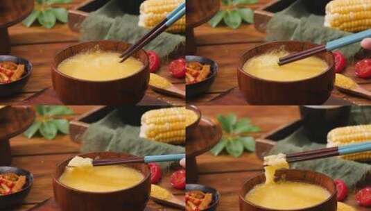 黄玉米渣高清在线视频素材下载