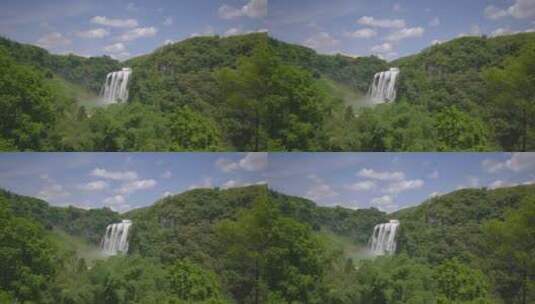 黄果树瀑布远景高清在线视频素材下载