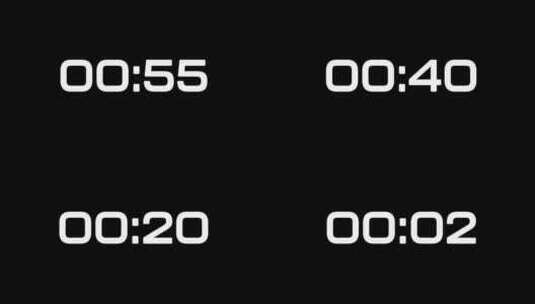 倒计时快熟读秒高清在线视频素材下载