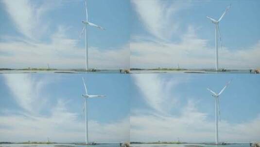 挪威电力生产用风车高清在线视频素材下载