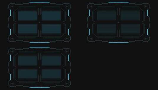 4k现代科幻HUD屏幕元素特效透明素材 (12)高清在线视频素材下载