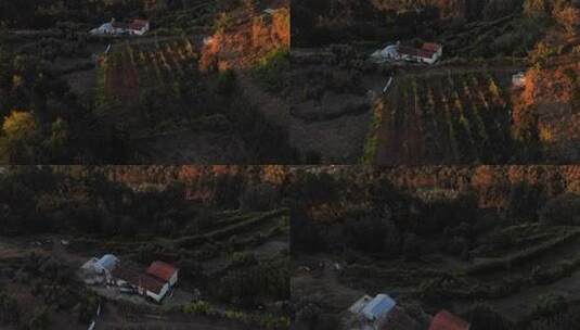葡萄牙乡村的日落。高清在线视频素材下载