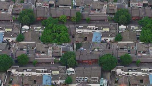福建福州三坊七巷无人街景高低空空镜航拍高清在线视频素材下载