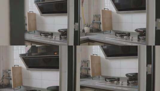 一间小厨房空镜高清在线视频素材下载