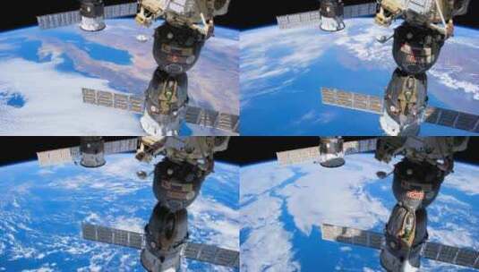 空间站宇宙卫星高清在线视频素材下载