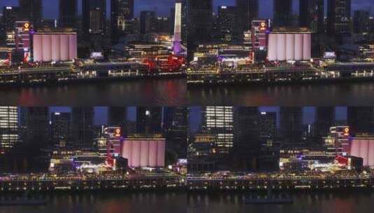 广州琶醍啤酒文化创意区夜景-3高清在线视频素材下载