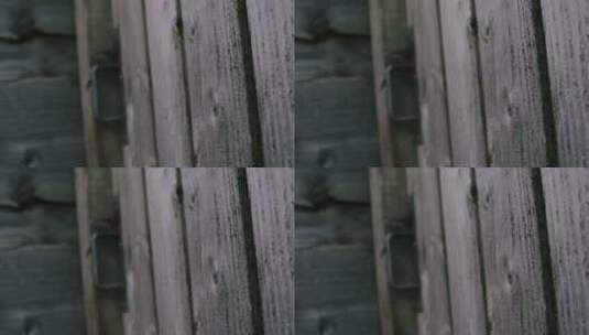 农村古老的木屋高清在线视频素材下载