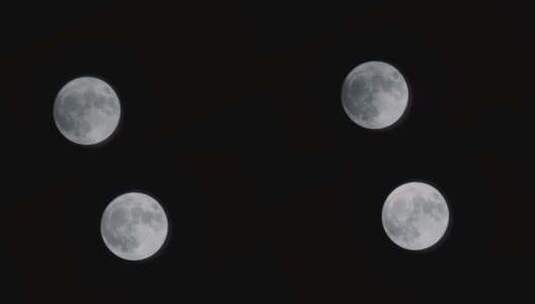 大月亮延时 圆月 中秋节月亮高清在线视频素材下载