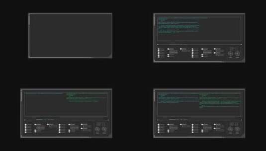 HUD黑客代码骇客研发数据库大数据高清在线视频素材下载