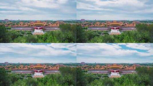 北京_故宫博物馆_故宫全貌高清在线视频素材下载