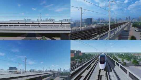 中国高铁高清在线视频素材下载
