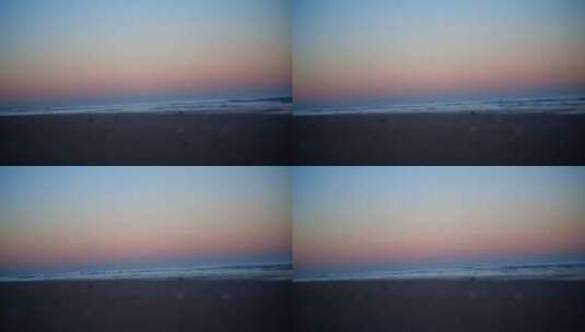 黄昏海滩高清在线视频素材下载