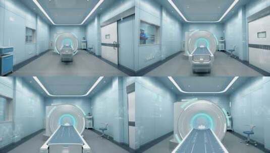 V002高科技智慧医疗核磁CT高清在线视频素材下载