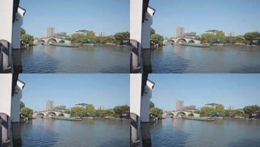 杭州拱宸桥 桥西历史文化街区高清在线视频素材下载