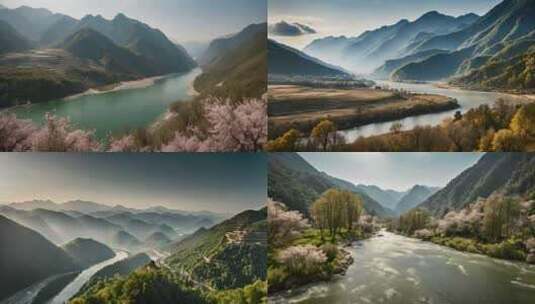 自然风景 祖国山川高清在线视频素材下载