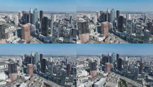 美国加利福尼亚州洛杉矶的高层建筑。高清在线视频素材下载