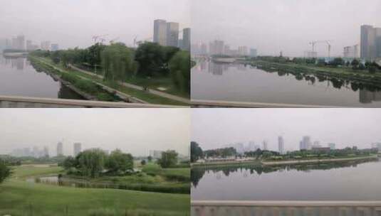 北京城市副中心  北京通州运河商务区高清在线视频素材下载