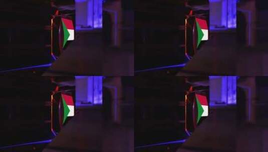 苏丹国旗过渡高清在线视频素材下载