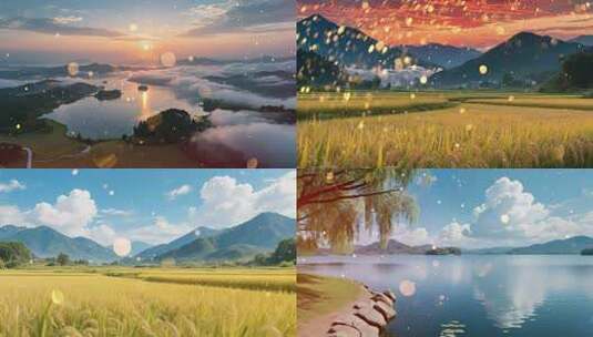 《故乡的云》根据音乐制作高清在线视频素材下载