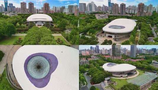 上海文化广场高清在线视频素材下载