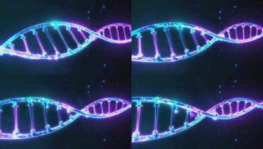 科技 DNA 双螺旋 基因素材 基因编辑高清在线视频素材下载