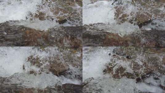 石匣沟水流慢动作实拍视频素材高清在线视频素材下载